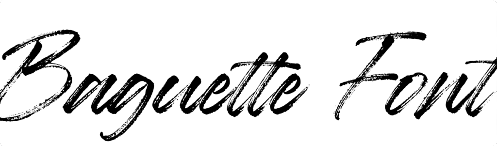 Baguette Font Download