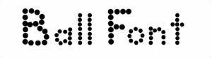 Ball Font Download