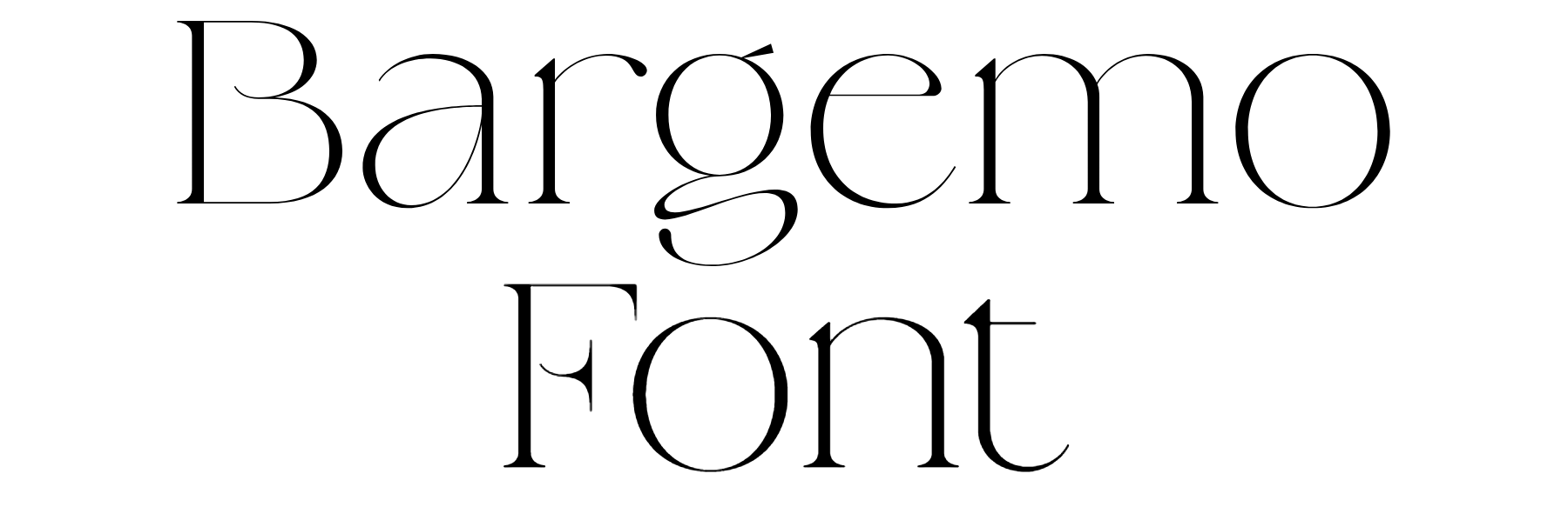 Bargemo Font Download