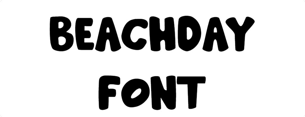 BeachDay Font Download
