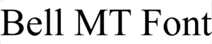 Bell MT Font Download