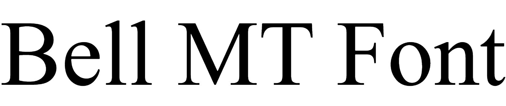 Bell MT Font Download