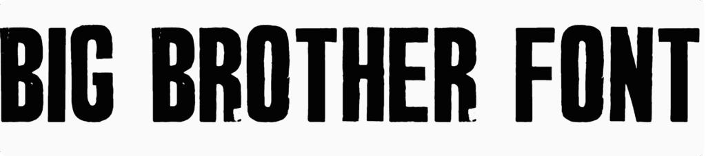 Big Brother Font Download