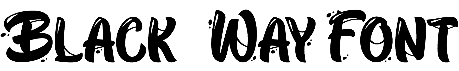Black Way Font Download