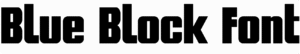 Blue Block Font Download