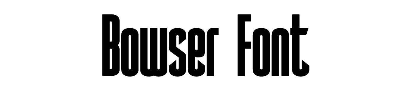 Bowser Font Download