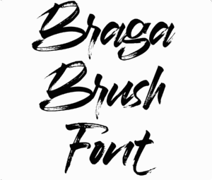 Braga Brush Font Download