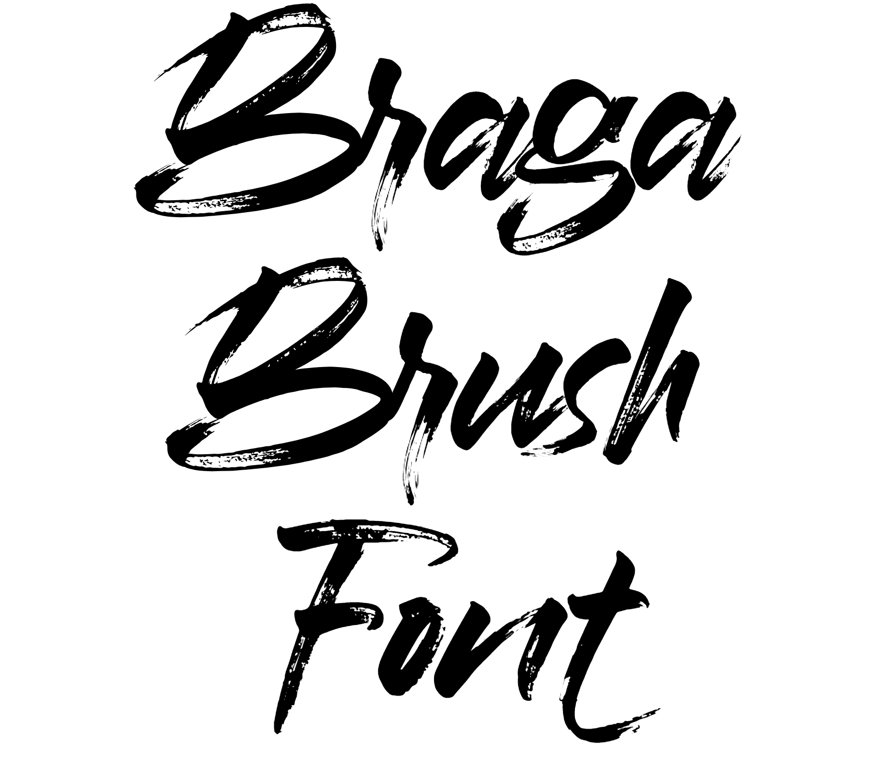 Braga Brush Font Download