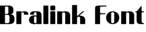 Bralink Font Download