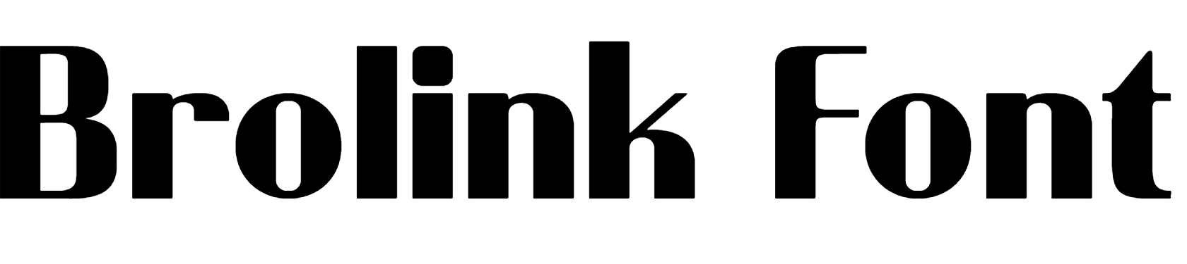 Brolink Font Download