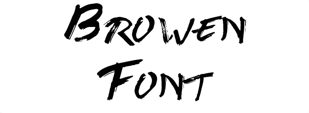 Browen Font Download