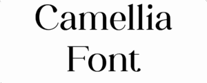Camellia Font Download