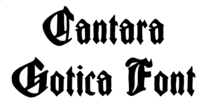 Cantara Gotica Font Download