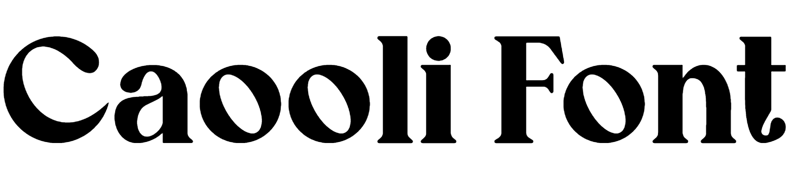 Caooli Font Download