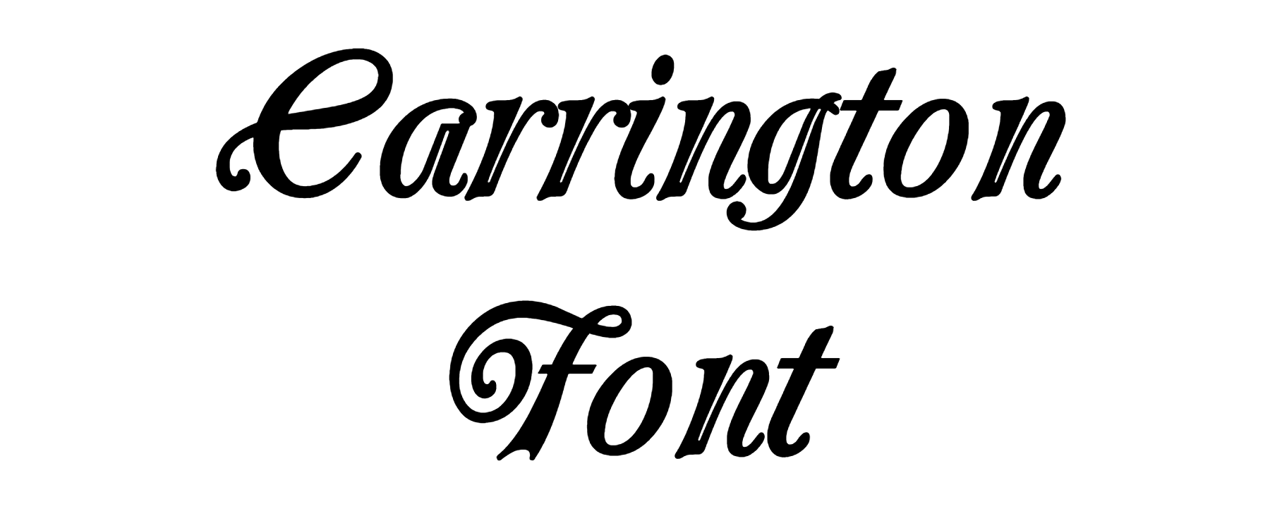 Carrington Font Download
