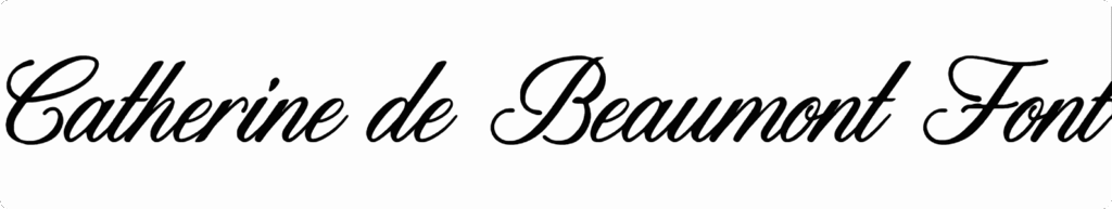 Catherine de Beaumont Font Download