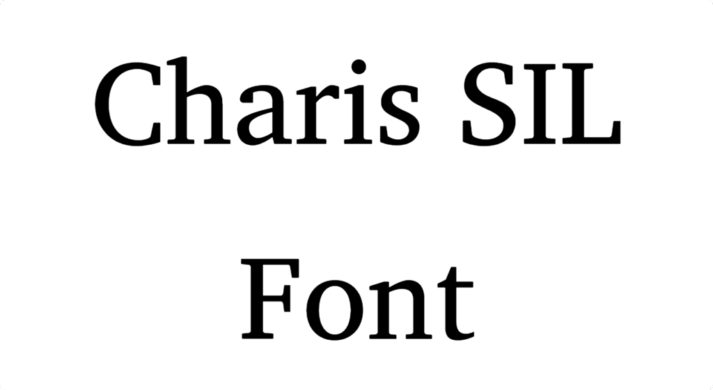 Charis SIL Font Download