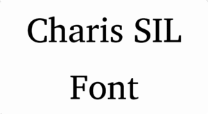 Charis SIL Font Download