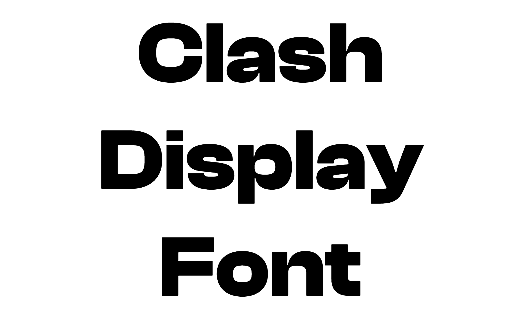 Clash Display Font Download