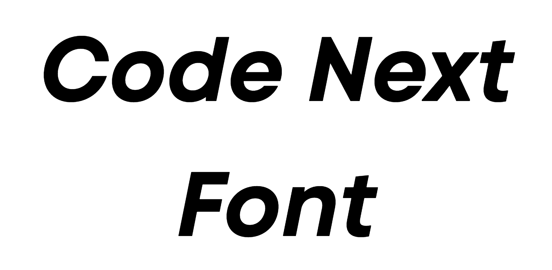 Code Next Font Download