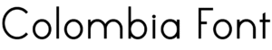 Colombia Font Download