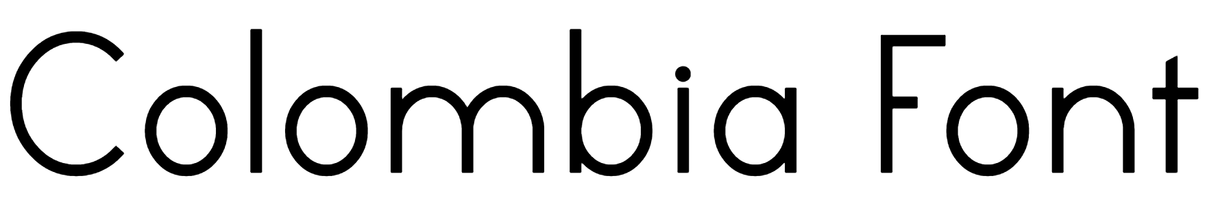 Colombia Font Download