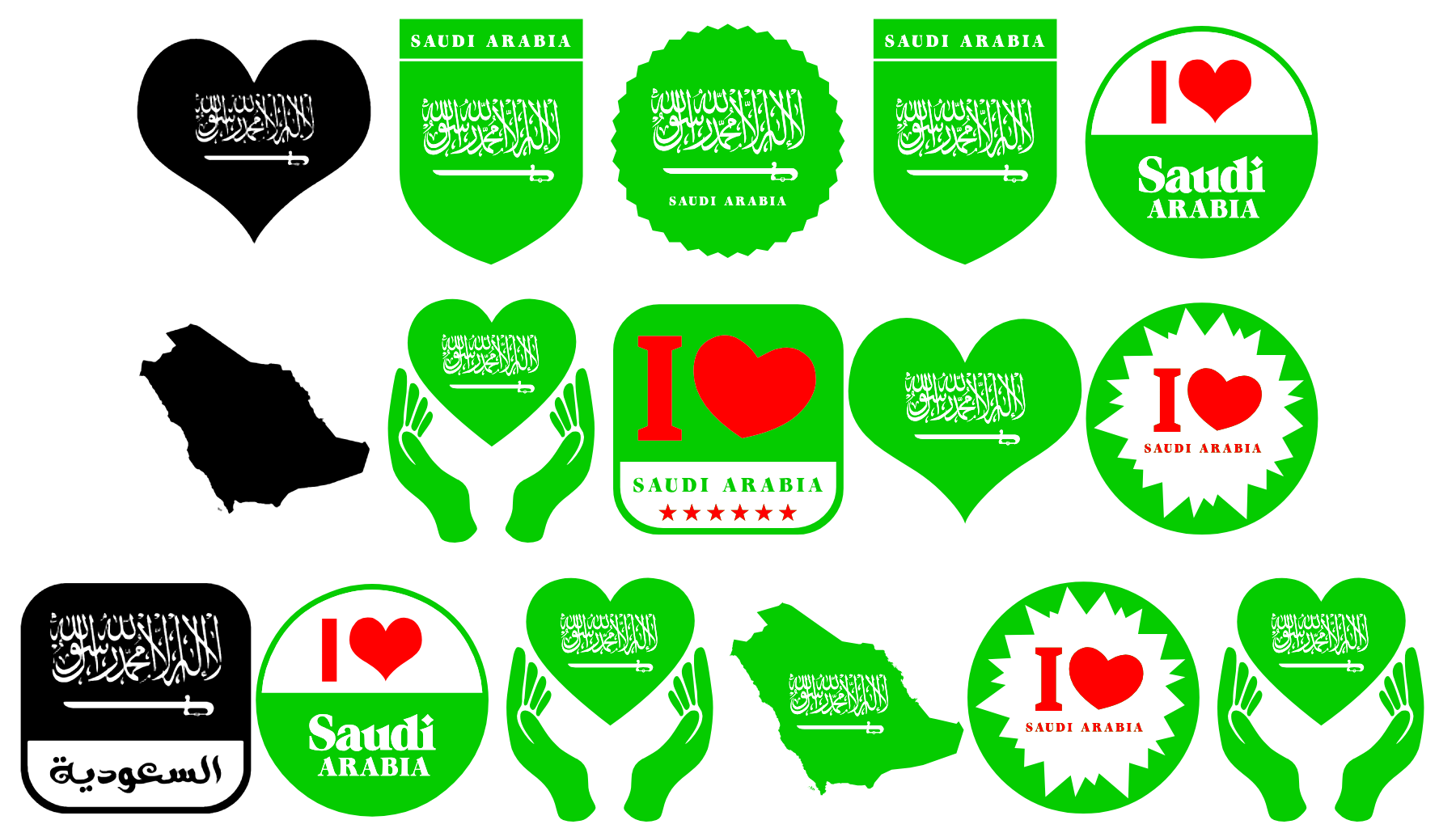 Color Saudi Arabia Font Download