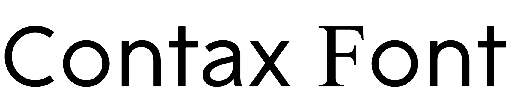 Contax Font Download