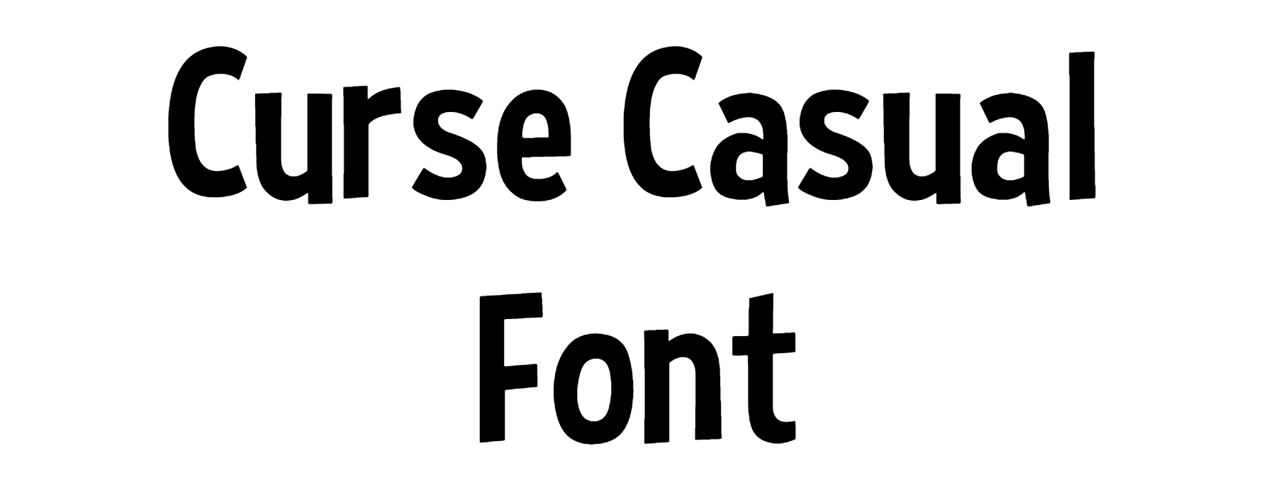 Curse Casual Font Download