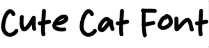 Cute Cat Font Download