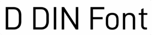 D DIN Font Download