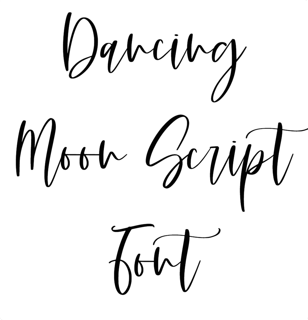 Dancing Moon Script Font Download