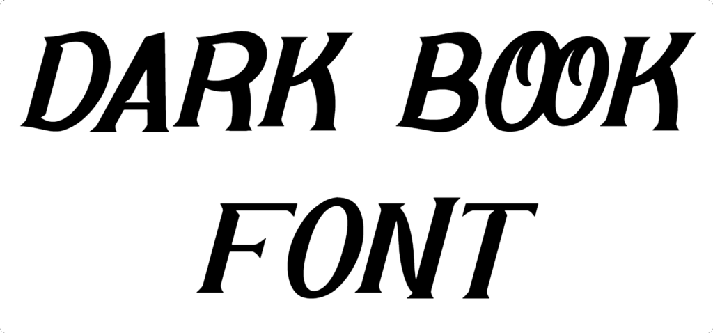 Dark Book Font Download