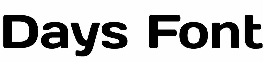 Days Font Download