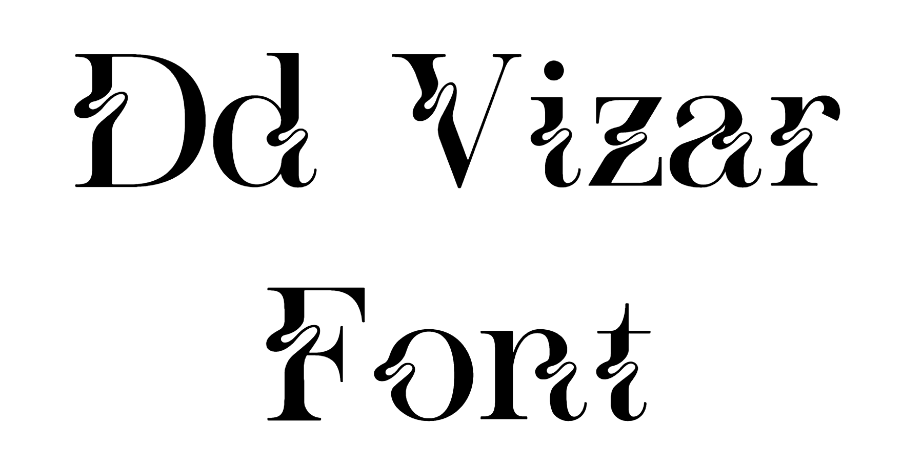 Dd Vizar Font Download