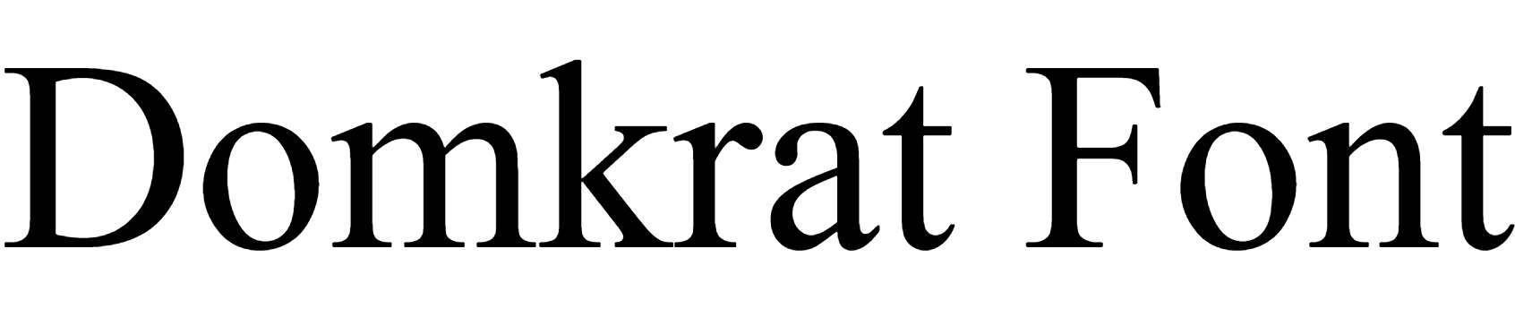 Domkrat Font Download