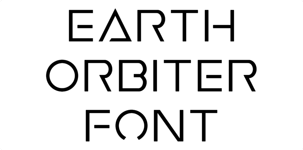 Earth Orbiter Font Download