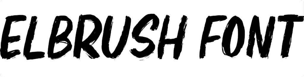 Elbrush Font Download