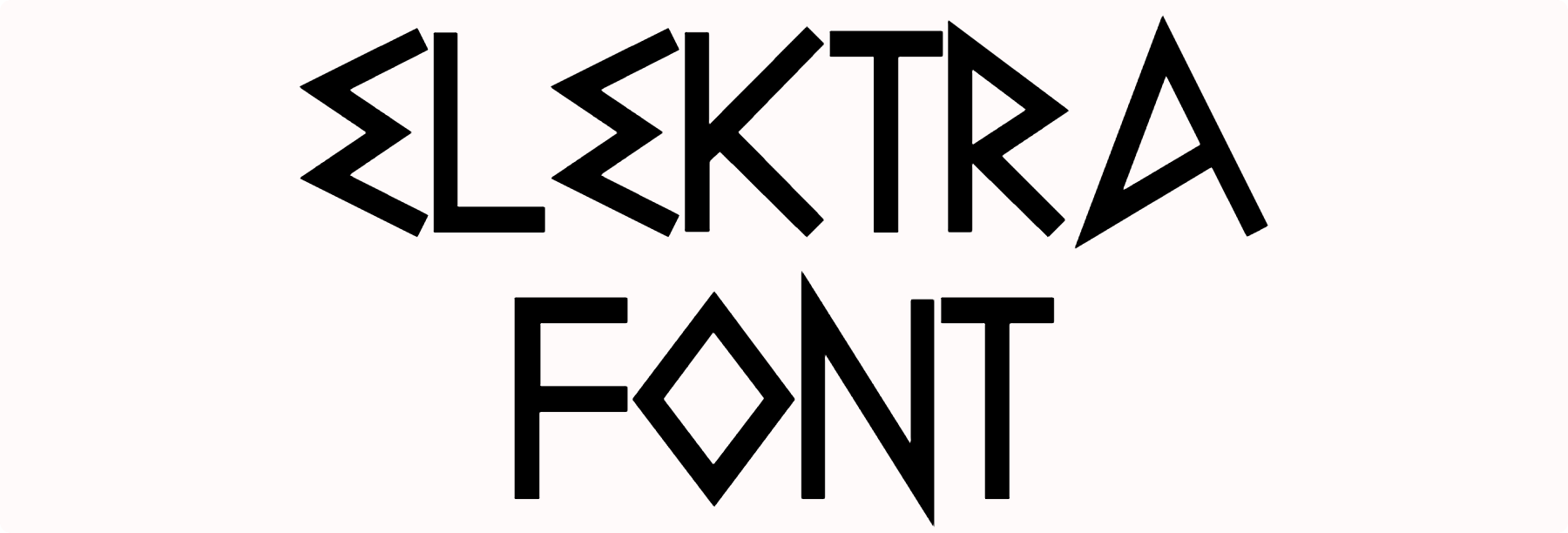 Elektra Font Download