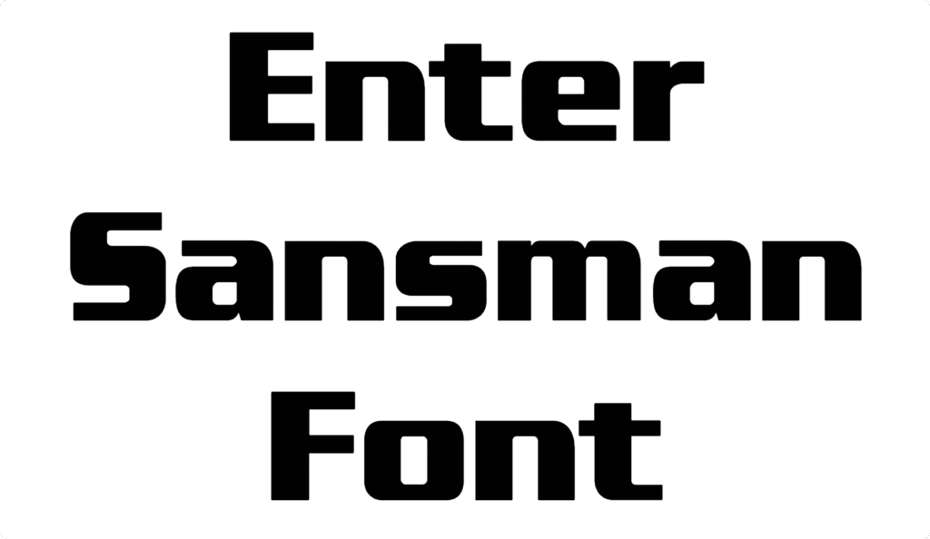 Enter Sansman Font Download
