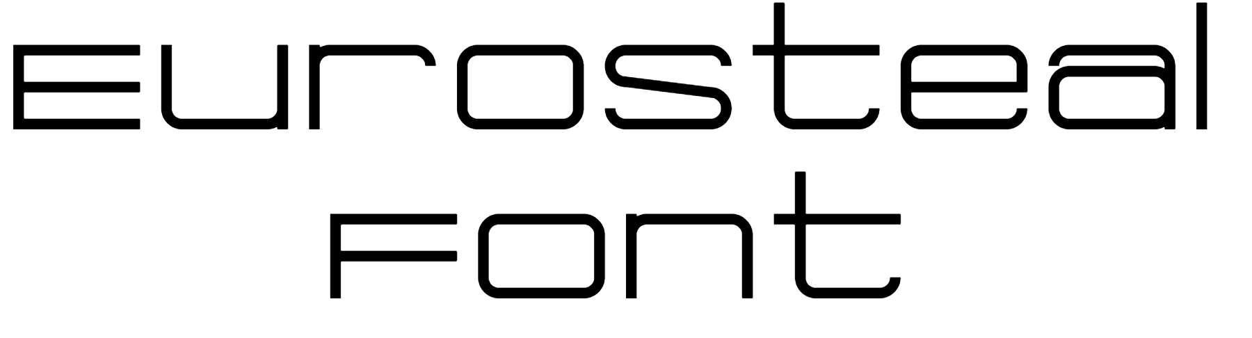 Eurosteal Font Download