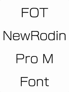 FOT NewRodin Pro M Font Download