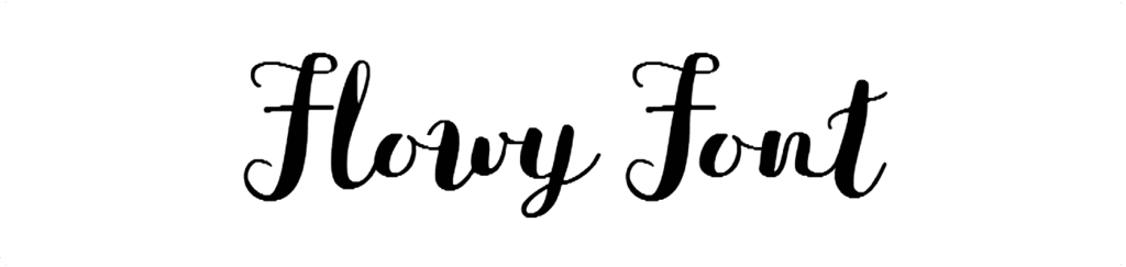 Flowy Font Download