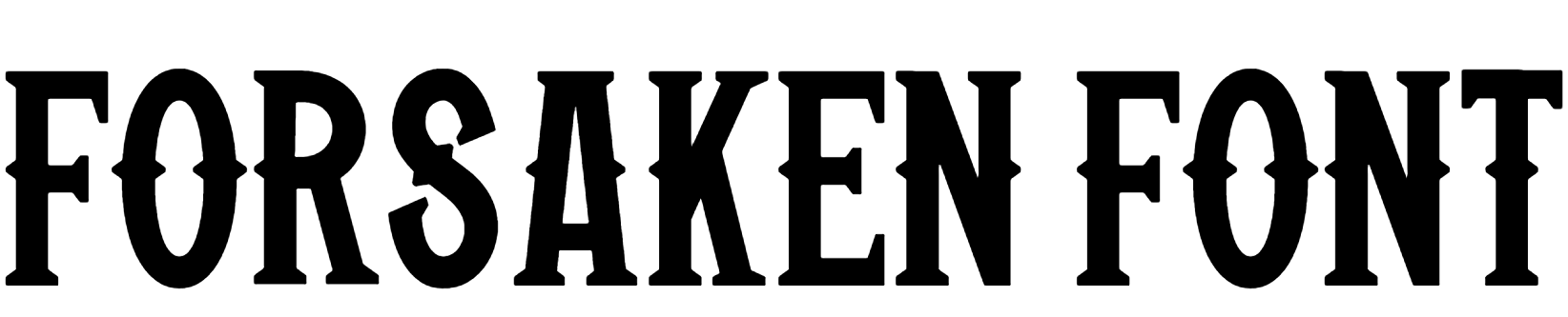 Forsaken Font Download