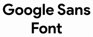 Google Sans Font Download