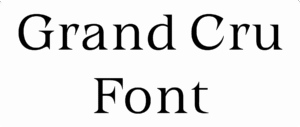 Grand Cru Font Download