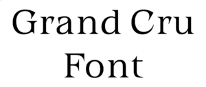 Grand Cru Font Download