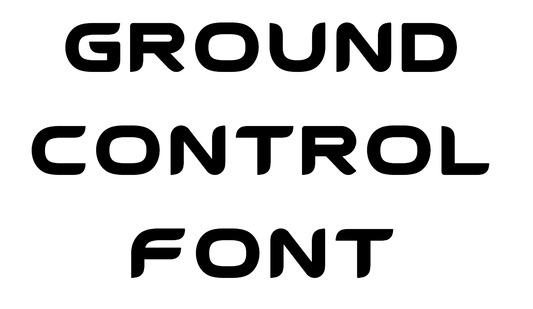 Ground Control Font Download