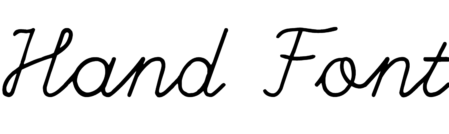 Hand Font Download