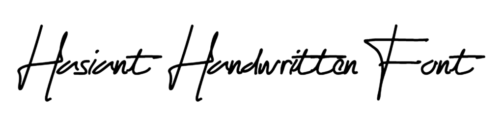 Hasiant Handwritten Font Download